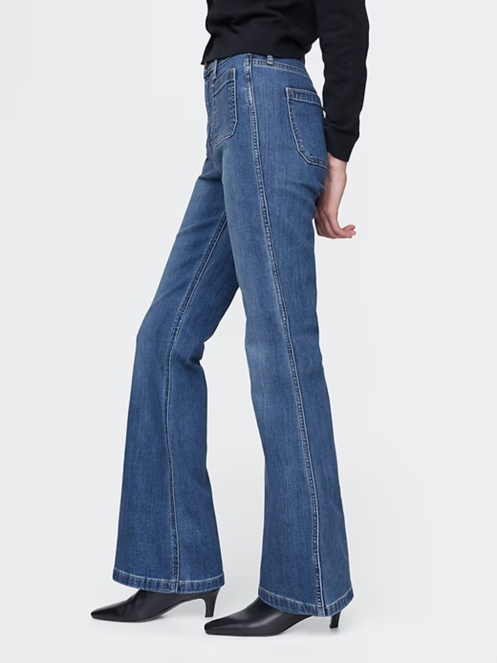 Gap High-Rise 70’s Flare Leg Jeans